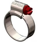 Abraçadeira Aço Carbono Rosca s/Fim 1/2'' - 3/4'' MAB1319 Suprens