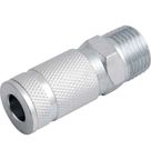 Conector Engate Rápido de 1/4" em Aço Carbono Rosca Macho 1/2" NPT 5114314120 Vonder