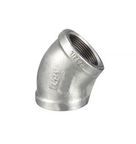Cotovelo Metalico (Joelho) Femea 45Gr Ferro Fundido Maleavel Zincado Roscada Bsp 1"