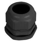 Conector Prensa-Cabo 13,5 mm Preto em Poliamida 6.6 Rosca PG Longa S802LPTI Steck