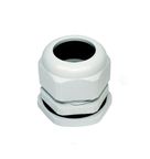 Conector Prensa-Cabo M25x1,5 Cinza em Poliamida 6.6 Rosca PG Curta S873CI Steck