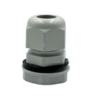 Conector Prensa-Cabo 3/8" Cinza em Poliamida 6.6 Rosca PG Curta S851CI Steck