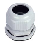 Conector Prensa-Cabo 1/4" Cinza em Poliamida 6.6 Rosca PG Curta S850CI Steck