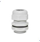 Conector Prensa-Cabo M32x1,5 Cinza em Poliamida 6.6 Rosca PG Curta S874CI Steck