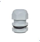 Conector Prensa-Cabo 3/4" Cinza em Poliamida 6.6 Rosca PG Longa S853LI Steck