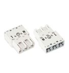 Conector Macho 3P 4 mm² 770-233 Wago