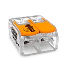 Conector Emenda Transparente 2 Entradas 3 un. 60366567 Wago