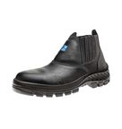 Bota de Segurança em Couro Preto com Elástico Biqueira de Composite Tam 39 30B19 C Marluvas