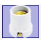 Soquete E-27 4 A 250 V em Porcelana Branco Sem Rabixo 1451FP Lorenzetti Legrand