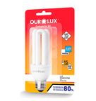 Lâmpada Fluorescente 3U 15W 6400K 127V 04020 Ourolux