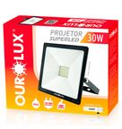 Projetor LED Superled Slim 50 W 6500 K Preto 3265 Ourolux