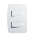 Conjunto 2 Interruptores Simples 4X2 250V 16A Branco Origen N0501.2 BL
