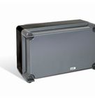 Caixa de Passagem Sobrepor Cega 262x161x127 mm em Poliamida 66 Cinza com Tampa Opaca S310 Steck
