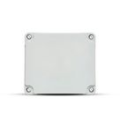 Caixa de Passagem Sobrepor Cega 170x145x90 mm em Poliestireno de Alto Impacto Cinza Claro com Tampa Opaca SEX171 Steck