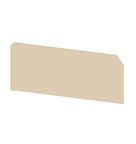 Tampa Conector de Passagem 1,5 mm Bege C0380360000 Weidmüller Conexel