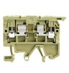 Conector de Passagem SAK Series 6,3 A Bege / Amarelo 4 mm² ASK1ENLD ASK1ENLD Weidmüller Conexel