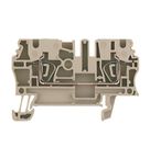 Conector de Passagem 24 A Verde/Amarelo 2,5 mm² ZDU2.5 ZDU2.5 Weidmüller Conexel