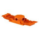 Kit Suporte/CX Octogonal 4X4 310x112x74 mm em PVC Laranja 33043716 Tigre