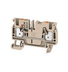 Conector de Passagem 32 A Bege e Laranja 2,5 mm² A2C4 A2C4 Weidmüller Conexel