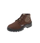 Bota de Segurança em Couro Café com Cadarço Biqueira de PP Tam 40 50B26 CB NUB HIDROFUGADO Marluvas