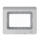 Placa IP55 4X2 3 Modulos Cinza Origen N0373.55 GR