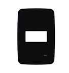 Placa 4X2 1 Modulo Preta Origen N0371.1 NG